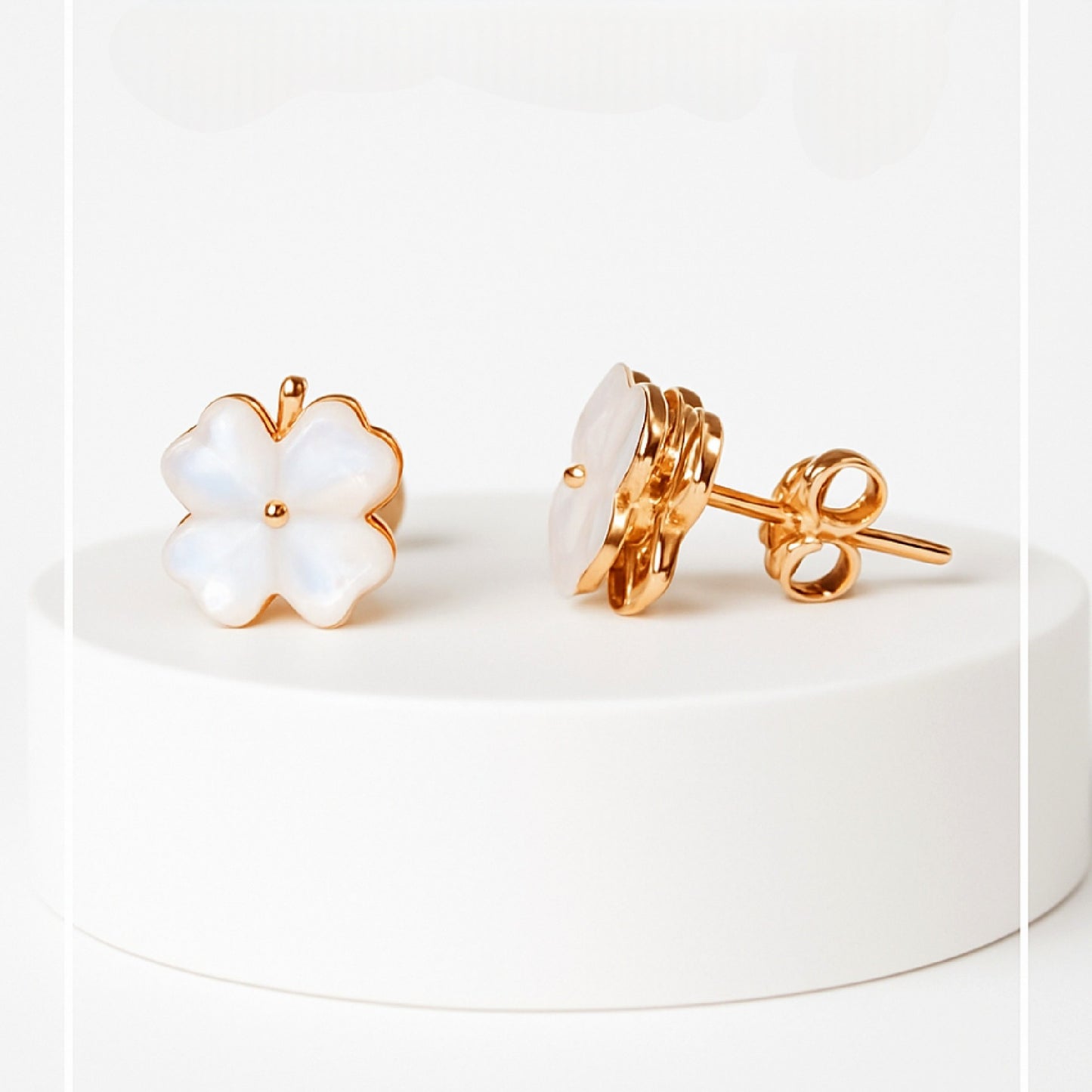 Moon Petal Earrings
