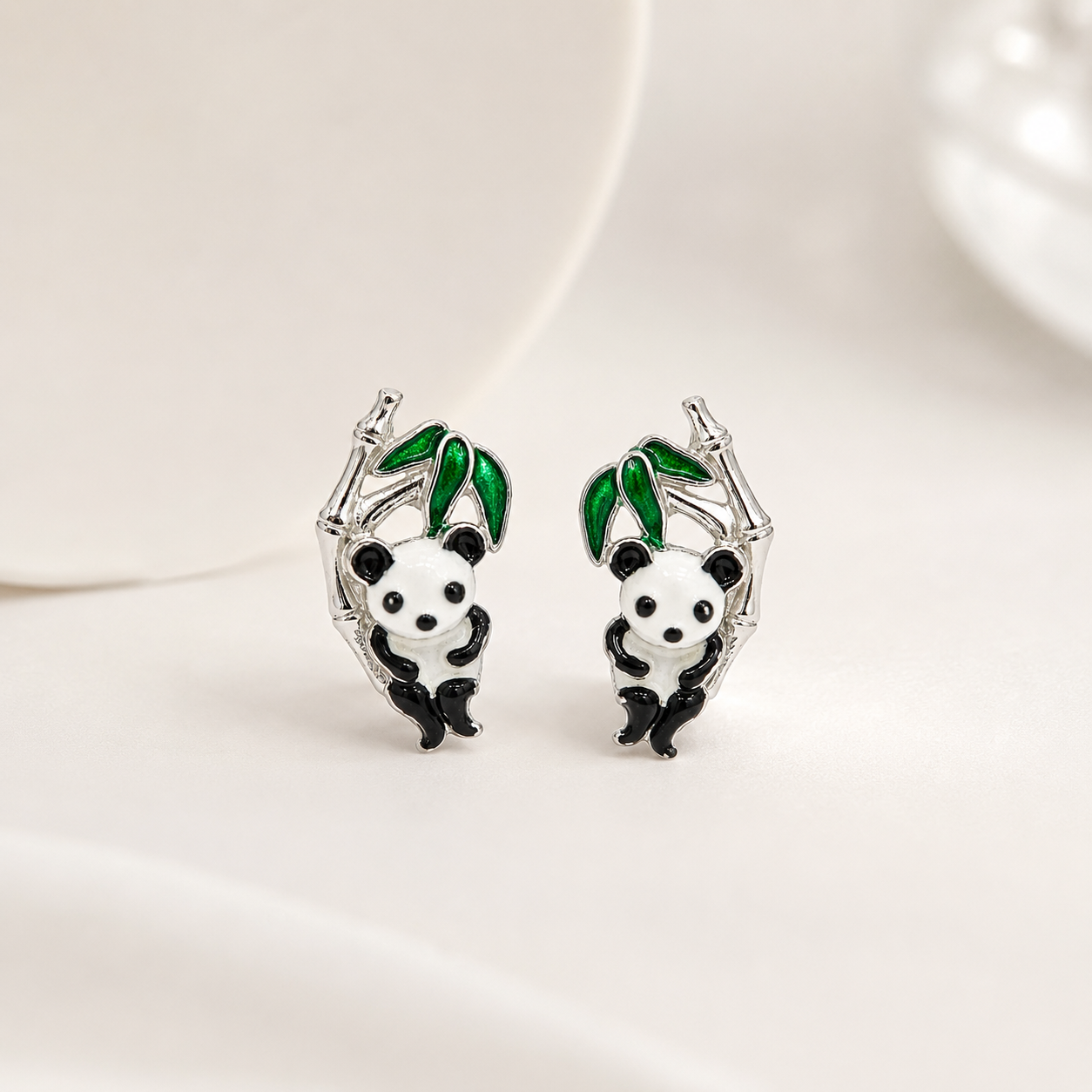 ZEN PANDA EARRINGS STUDS