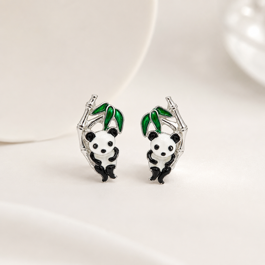 ZEN PANDA EARRINGS STUDS