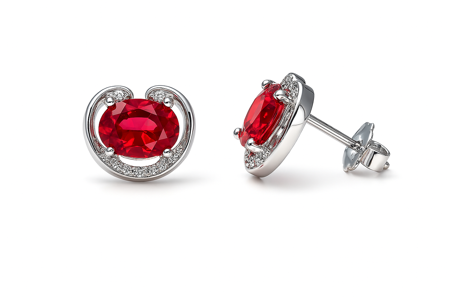 Ruby Embrace Studs