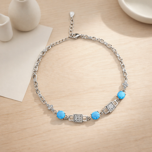BLUE ORBITER BRACLET