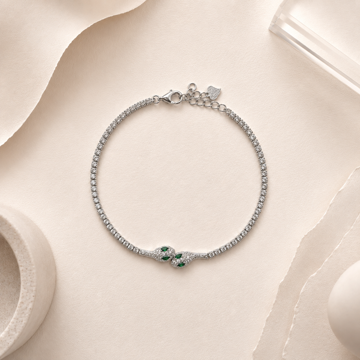 EMERALD SERPENT BRACELET