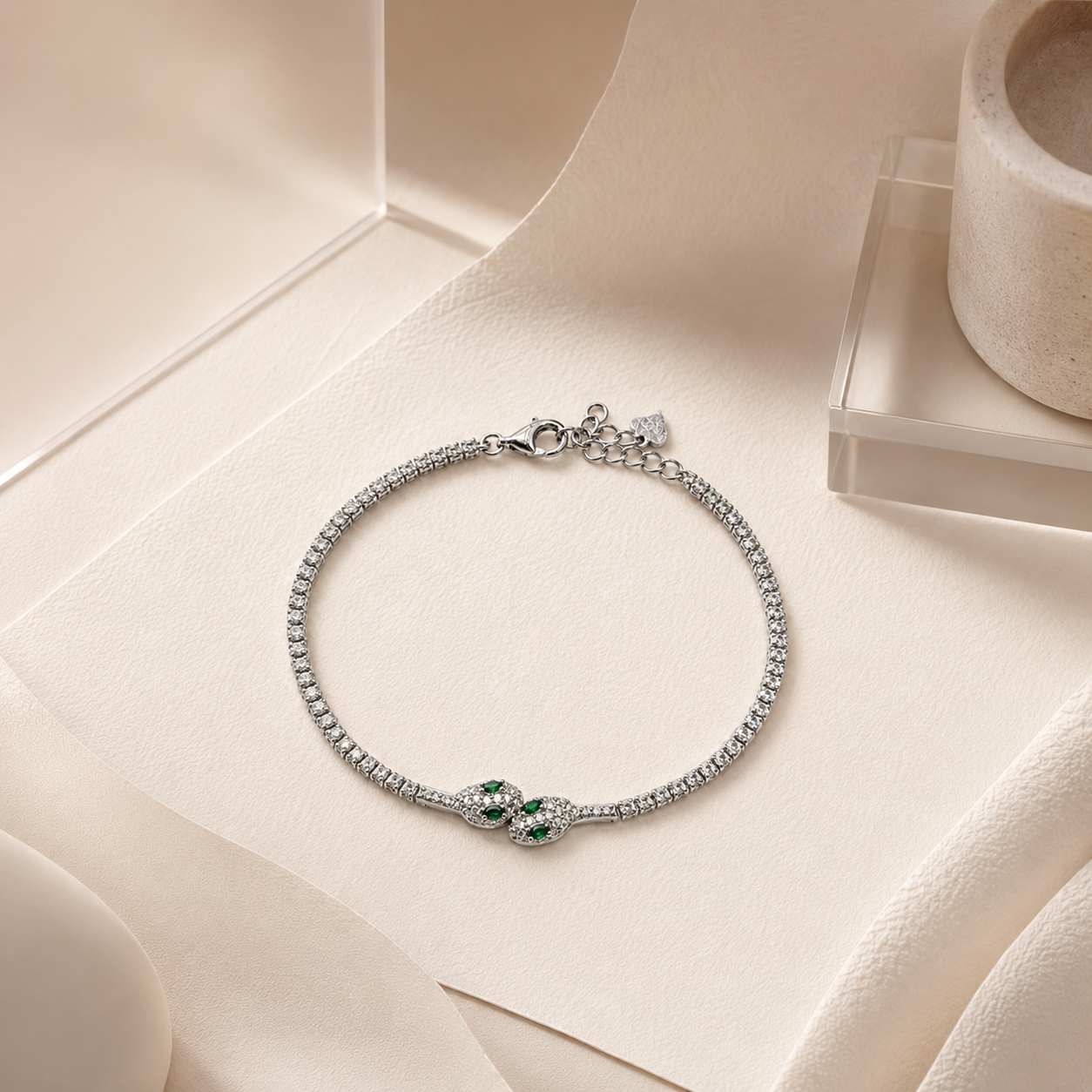 EMERALD SERPENT BRACELET