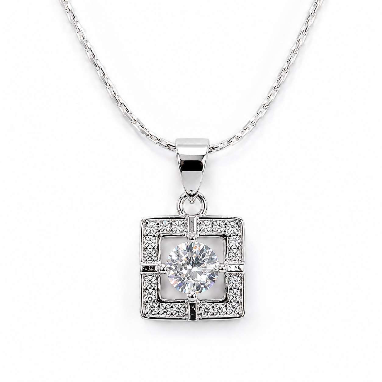 LUCENT GRID NECKLACE